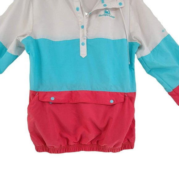 Columbia Women's  Hooded Windbreaker Pullover Jacket Colorblocked Size Small - Picture 2 of 12